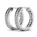 2.50 Ct Ladies RoundCut Diamond Hoop Huggie Earrings 2.50 Ct Ladies RoundCut Diamond Hoop Huggie Earrings